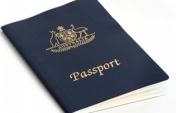 An Australian passport symbolizes skilled migration related to the vet sector.