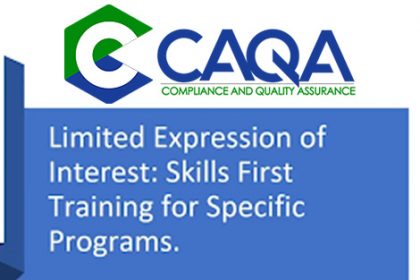 CAQA promotes Skills First training programs, focusing on vet compliance.