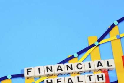 Wooden blocks spelling 'Financial Health' illustrate maintaining a strong finance position for an RTO.